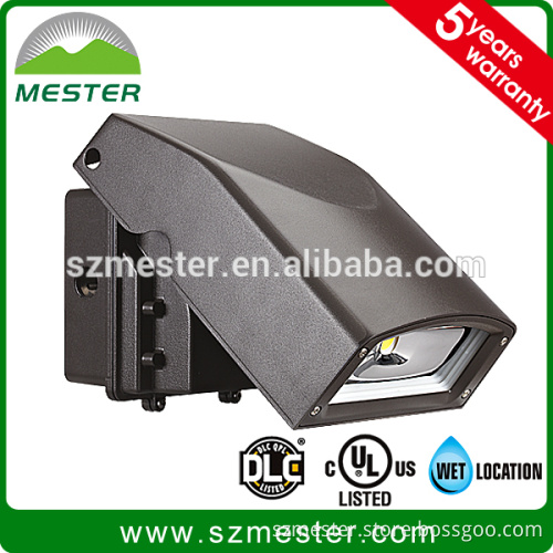 DLC UL photocell 120V-277V 100lm/W Full Cut-Off LED Wallpack 20W 30W 40W 5000K